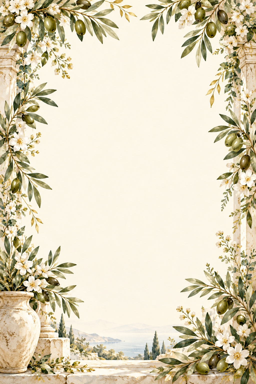 Decorative invitation artwork