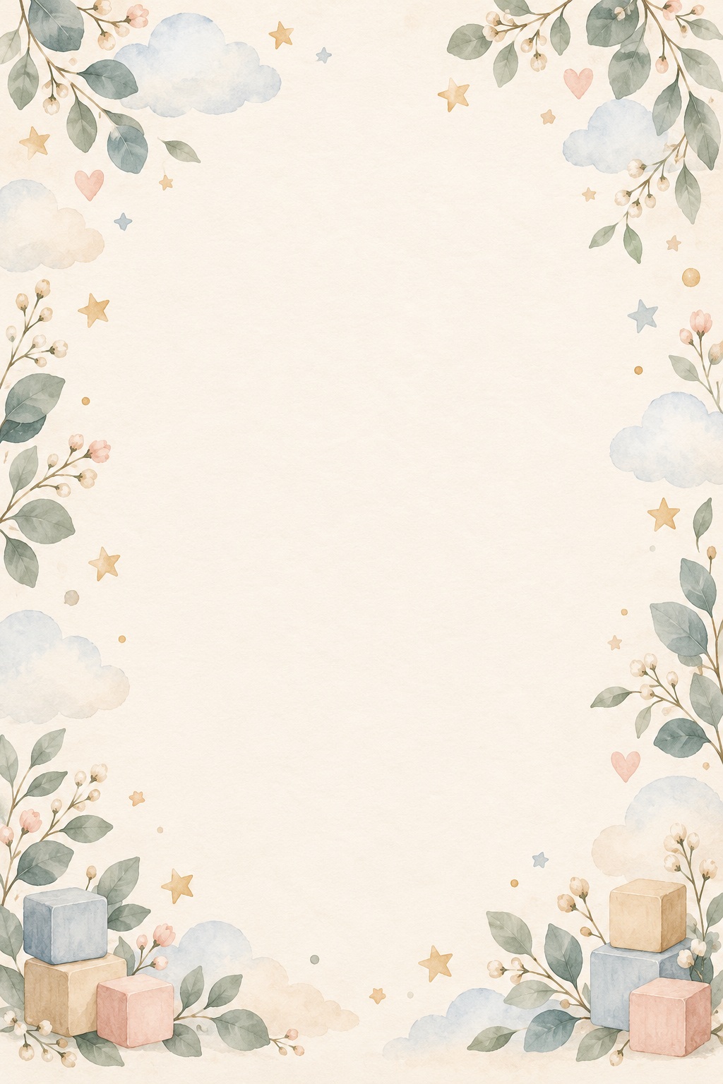 Decorative invitation artwork