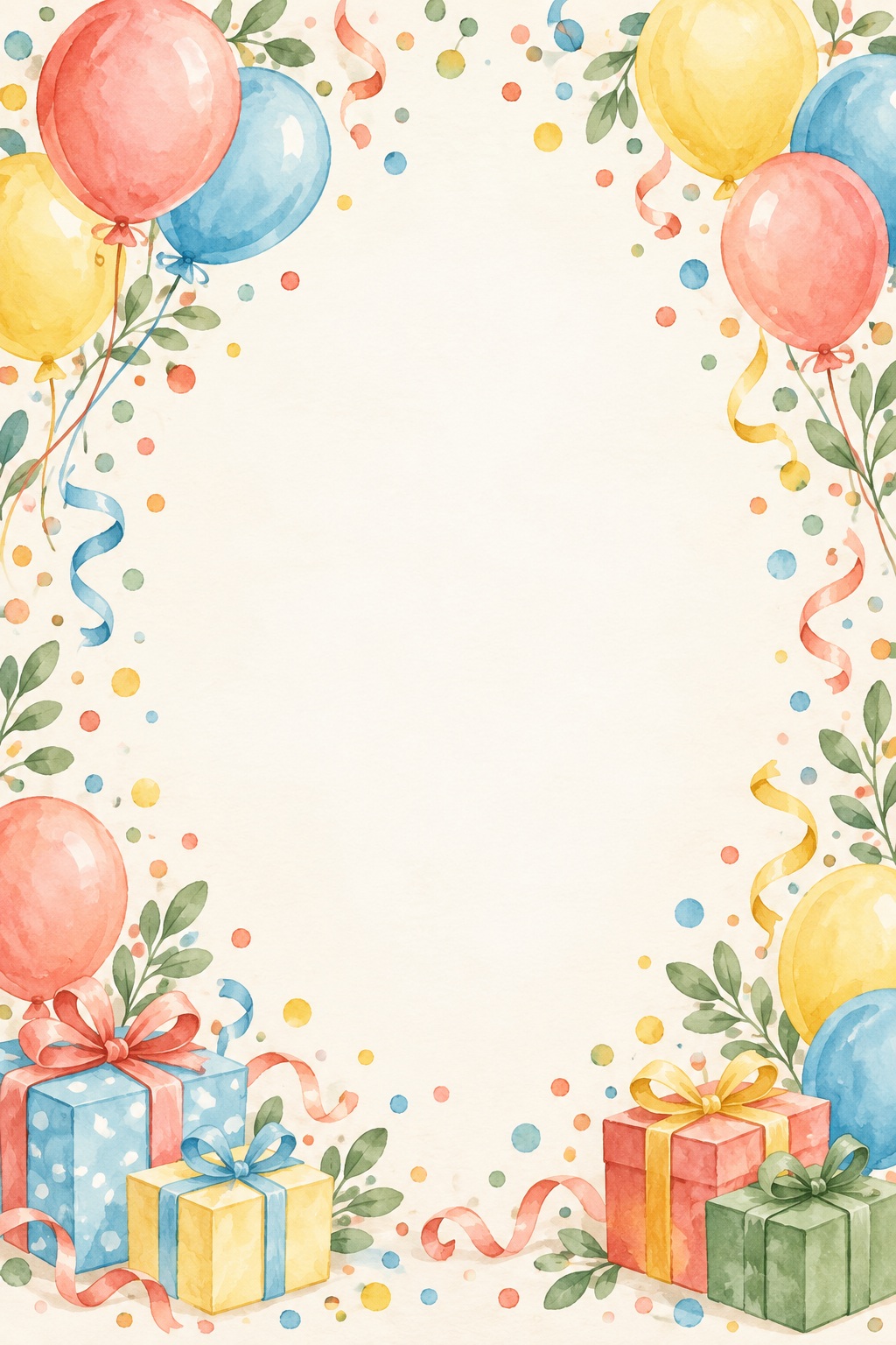 Decorative invitation artwork