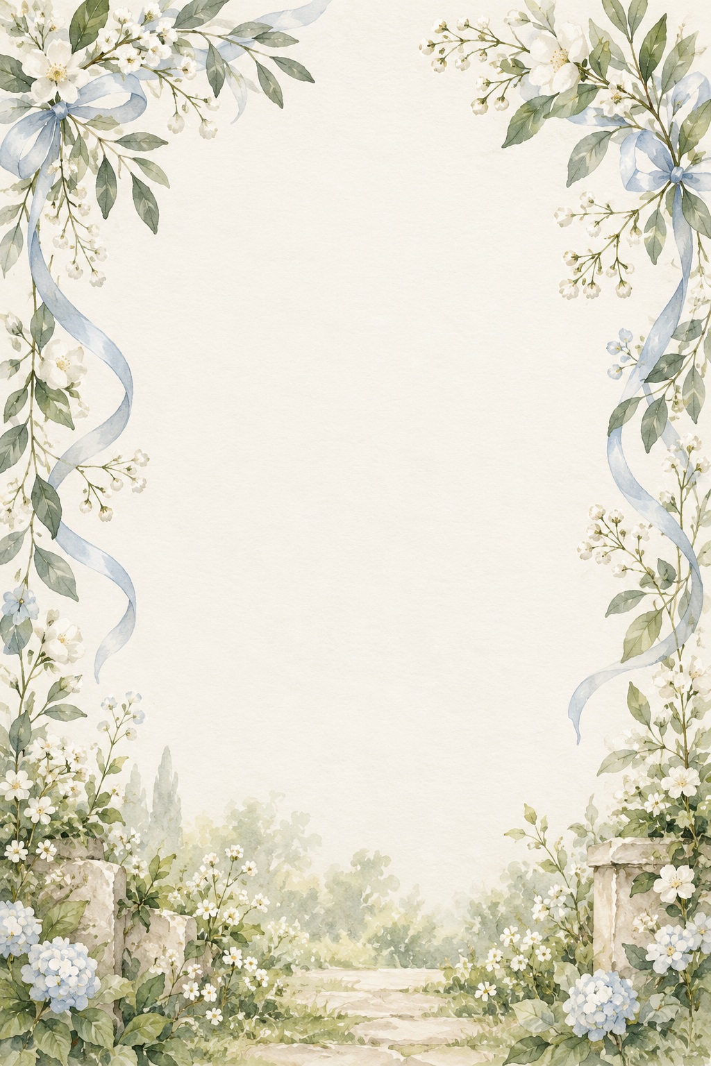 Decorative invitation artwork